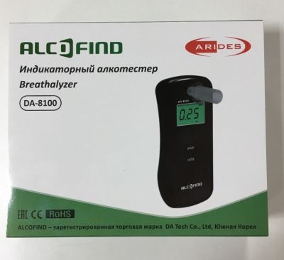 Персональный Алкотестер DA 8100