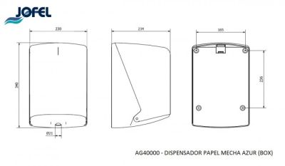 Диспенсер для полотенец из бумаги Jofel AG40000