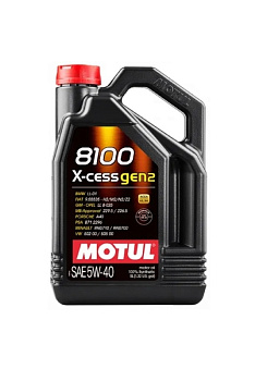 Моторное масло MOTUL 8100 X-cess GEN2 5W-40 (5 л.)