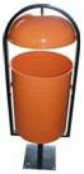 Урна опрокидывающаяся СШ-041 антик бронза