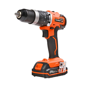 Дрель-шуруповерт аккумуляторная PATRIOT BR 210UES-h BL