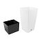 Кашпо для цветов Prosperplast Rato Square 49+21л,белый