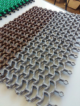 Грязезащитное покрытие "Волна" Зеленый