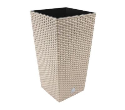 Кашпо для цветов Prosperplast Rato Square 91,5+37л, мокко