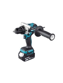 Ударная дрель-шуруповерт аккумуляторная Makita DHP486RTJ LXT 18В, 2х5.0 Ач, 130 Нм, 2100 об/мин
