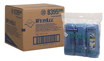 Микрофибра в пачках Kimberly-Clark WypAll Microfibre Cloth 8395, синий