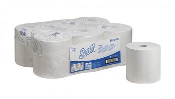 Бумажные полотенца в рулонах Kimberly-Clark Scott Control 6620, однослойные