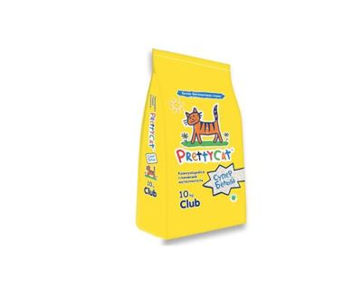 PrettyCat наполнитель комкующийся для кошачьих туалетов Супер белый 10 кг