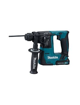 Перфоратор аккумуляторный Makita HR140DWAJ XGT 10.8В, 2х2.0 Ач, 14 мм, 1,0 Дж, SDS-PLUS