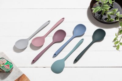 Силиконовая ложка поварская KF Pastel