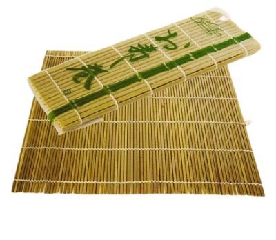 Циновка бамбуковая для Роллов Макису 24x24 см