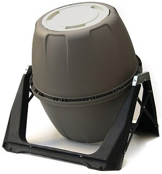 H818 Вращающийся компостер Helex 180 л серый