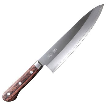 Нож Шеф SunCraft SENZO CLAD 21 см коричневая рукоять