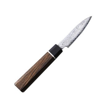 Нож овощной SunCraft SENZO BLACK 8 см черная сталь