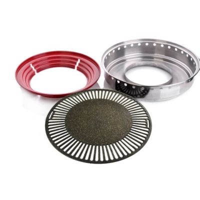 Жаровня гриль бездымная с равномерным нагревом для газовой плиты 38 см