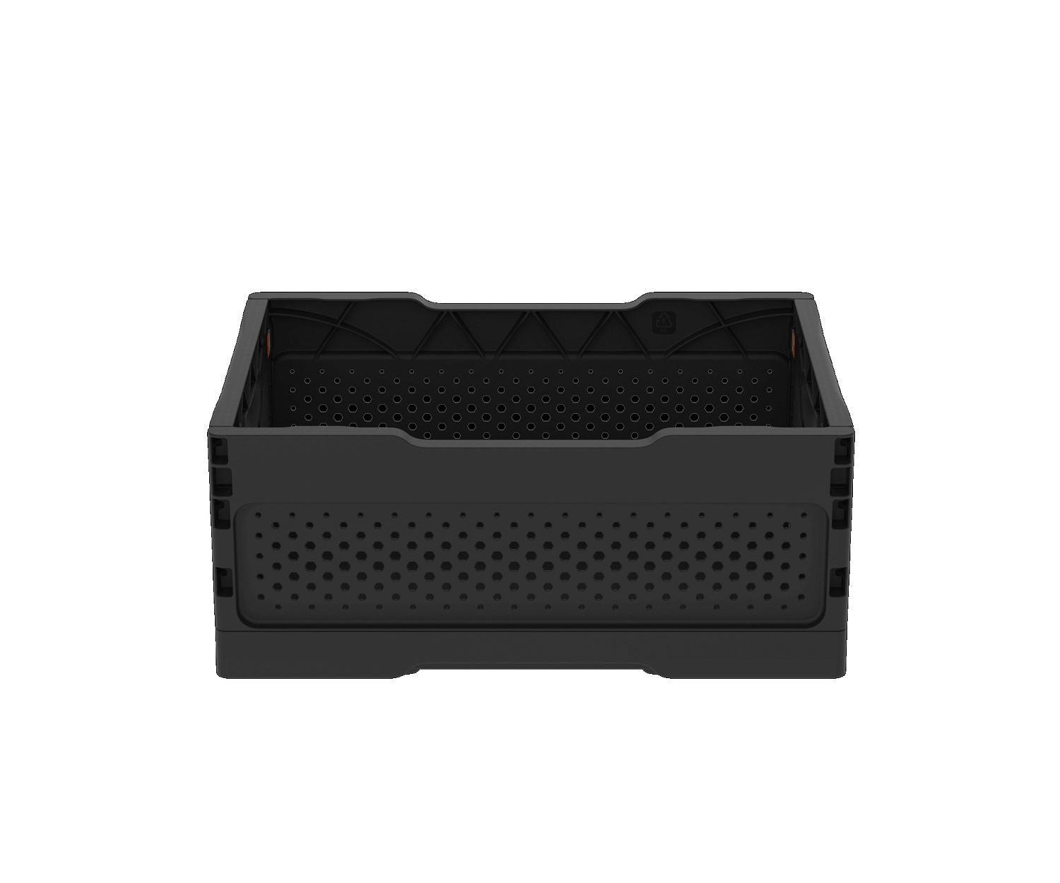 Ящик складной с перфорированными стенками и кнопками-фиксаторами АП 485, комплект 14 штук