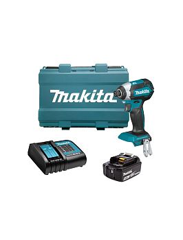 Шуруповерт ударный аккумуляторный Makita DTD153SF 18В, 1х3.0 Ач, 1/4\", 170 Нм, 3400 об/мин