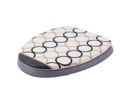 Мягкое сиденье для унитаза CHLOE-O (серый)