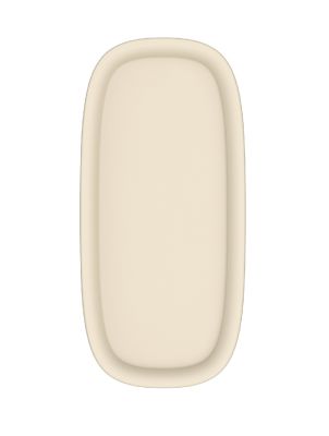 Плетёная корзина для белья сборная «Лён» 60 л (43х20х80 см) слоновая кость