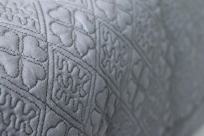 Простыня стеганая GOCHU Clover K 170*210 угольный