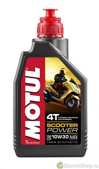 Моторное масло MOTUL Scooter Power 4T MB 10W30 (1 л.)