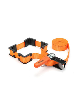 Струбцина ленточная  классическая с храповиком  лента 4,5мх25 мм  усилие до 450 кг Pony