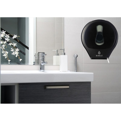 Диспенсер Binele rType для туалетной бумаги в рулонах (черный)