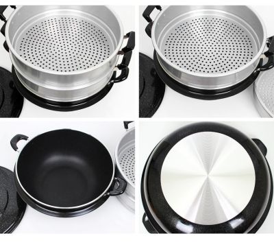 Трехъярусная пароварка Emperor's Imperial 46 см