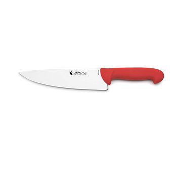 Нож кухонный Шеф Jero P3 20 см красная рукоять
