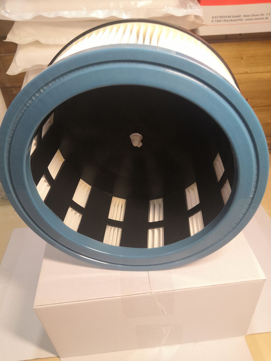 HEPA-фильтр синтетический для пылесосов STARMIX от 20 до 45 литров без виброочистки.