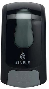 Диспенсер BINELE mBase для жидкого мыла картриджный, черный, арт. DE03BB