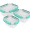 Набор контейнеров с уплотнителем №4 (0,8л; 1,5л; 2.5л) 3 шт