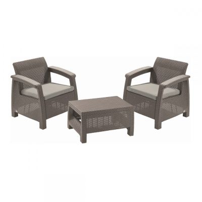 Комплект мебели Keter CORFU II WEEKEND SET cappuccino