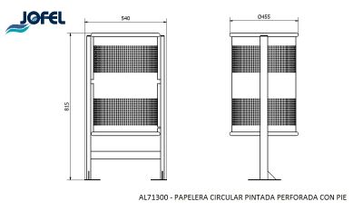 Урна Jofel AL71300ES 90 л