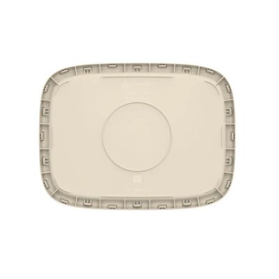 Плетёная корзина для белья сборная «Лён» 100 л (43х32.1х80 см) слоновая кость