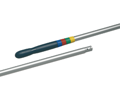 Ручка алюминиевая с цветовой кодировкой 150 см для держателей и сгонов