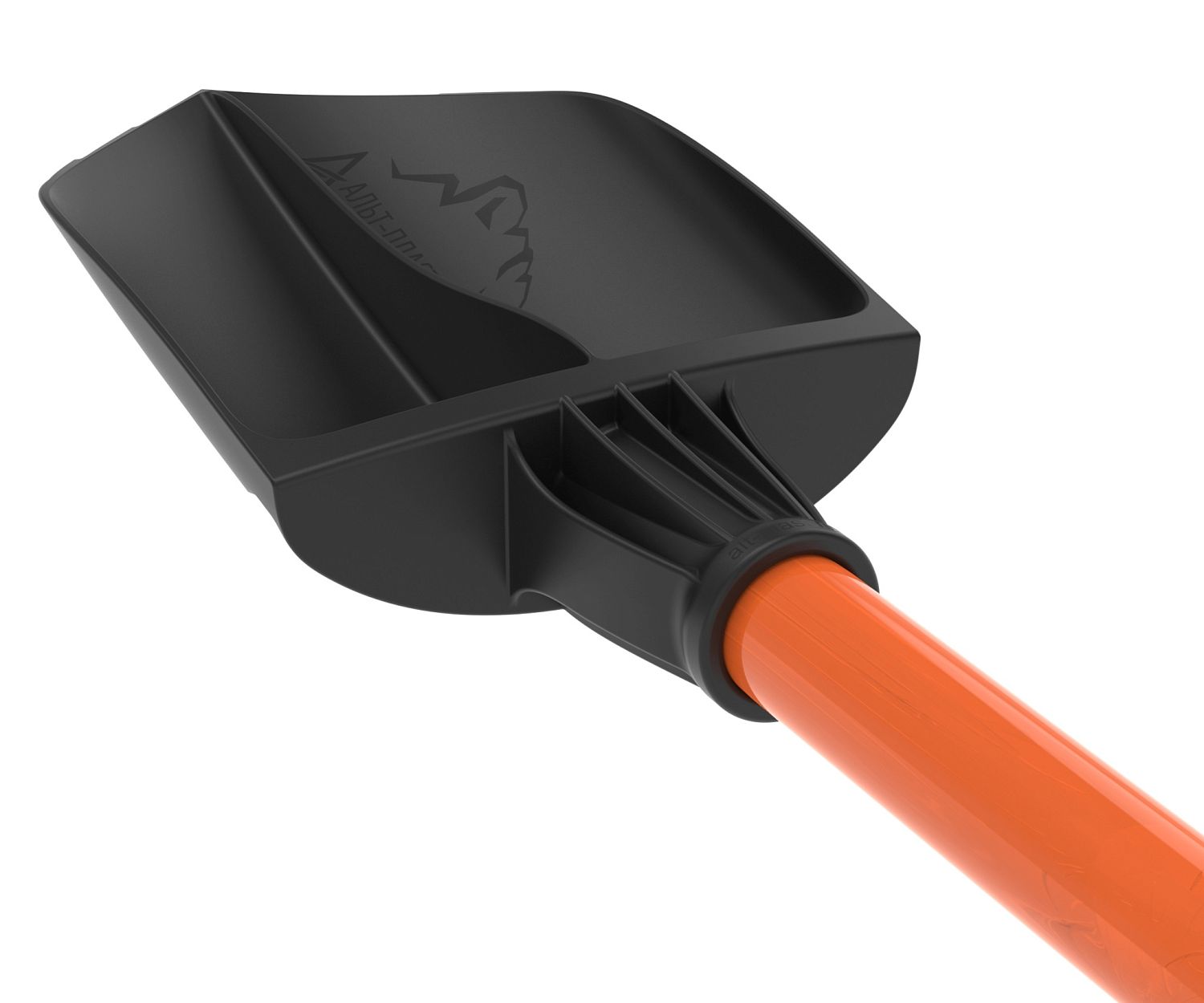 Лопата туристическая универсальная с черенком и пластмассовой ручкой 80см