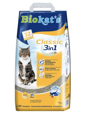 BIOKAT'S CLASSIC наполнитель комкующийся 10 л (10 кг)