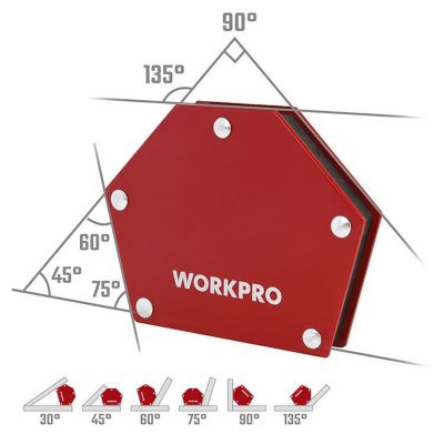 Фиксатор сварочный магнитный 87 мм 6-ти позиционный WORKPRO