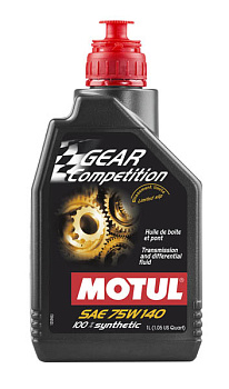 Трансмиссионное масло MOTUL Gear FF Competition 75W140  (1л)