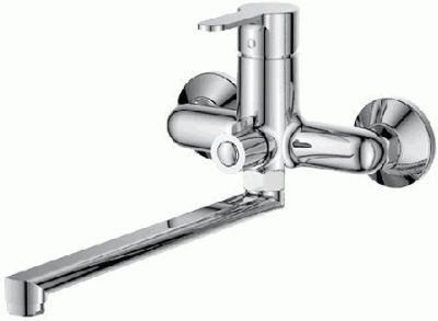 СМЕСИТЕЛЬ ДЛЯ ВАННЫ LEDEME КАРТРИДЖ Д.35 ММ, С ДЛИННЫМ ИЗЛИВОМ, 300 ММ, L2203