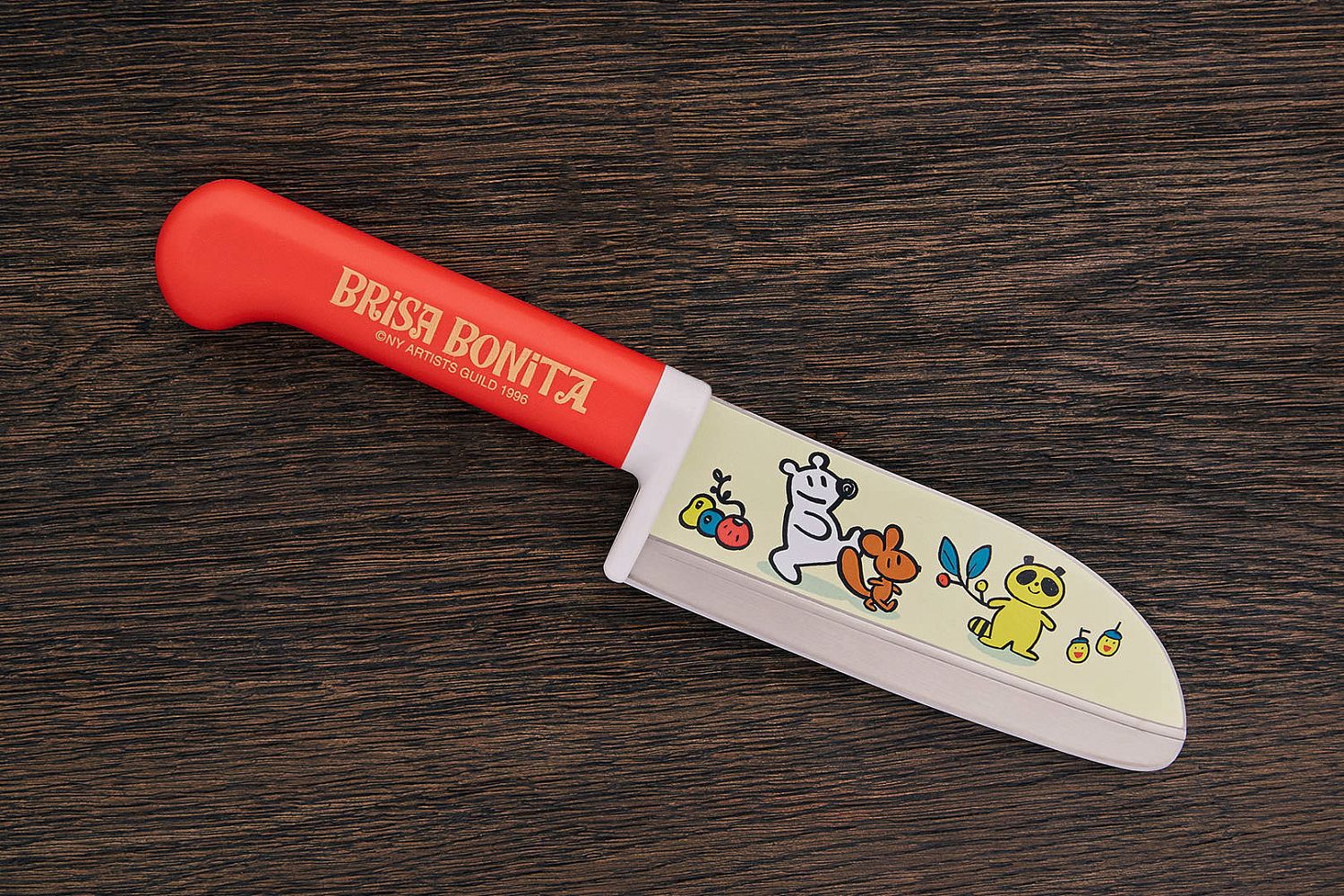 Нож детский овощной Tojiro Brisa Bonita 11,5 см красная рукоять