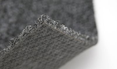 Коврик придверный ворсовый Magic Carpet, 60x40 см, чёрный