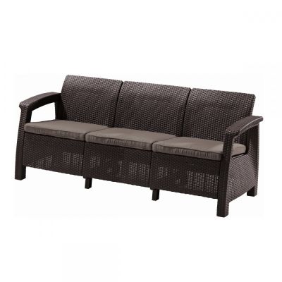 Диван садовый Keter CORFU II LOVE SEAT MAX brown