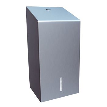 Диспенсер для туалетной бумаги в листах металлический (полированный) MERIDA BSP401