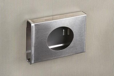 Диспенсер гигиенических пакетов из нержавеющей стали матовый 04050.S