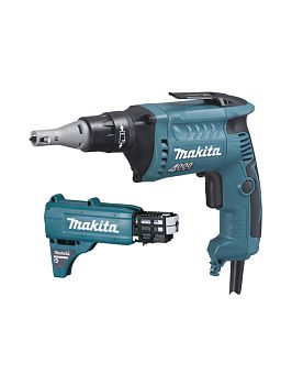 Шуруповерт электрический с автоподачей саморезов Makita FS4000JX2 570 Вт, 4000 об/мин