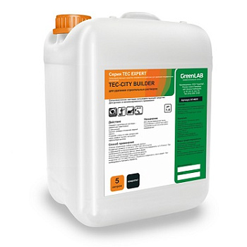 Профессиональное моющее средство TEC-CITY BUILDER для удаления строительных растворов TC-231/1