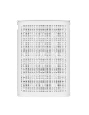 Плетёная корзина для белья сборная «Лён» 45 л (43х20х60 см) белый