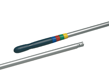Ручка алюминиевая с цветовой кодировкой 150 см для держателей и сгонов